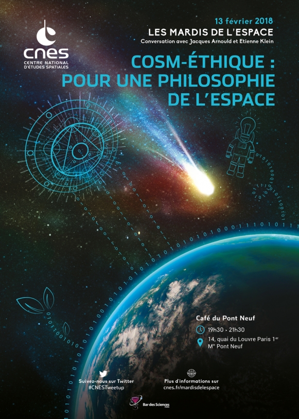 Mardis de l&#039;Espace : 13 Février 2018 - Cosmo-éthique : pour une philosophie de l&#039;Espace